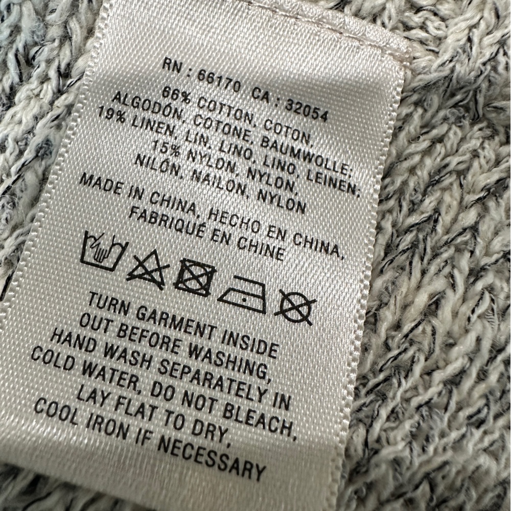 Anthropologie Sparrow Twist Back Draped Open Front Cardigan Size XS/S - Picture 6 of 9